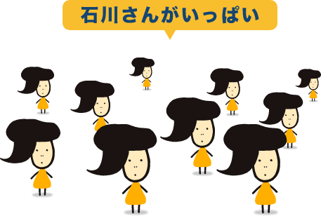 石川さんがいっぱい